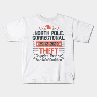 North Pole Correctional Theft Kids T-Shirt